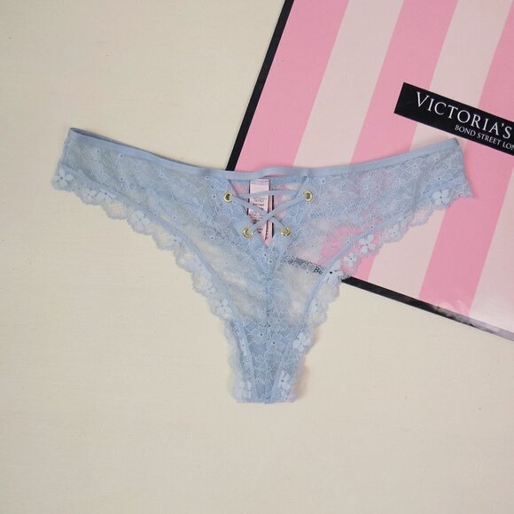 nwt Victoria's Secret VS dream angels lace up bridal thong dream angels - Picture 2 of 4